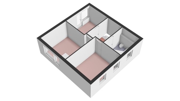 Floorplan - Bourgondiëstraat 21, 8303 GW Emmeloord
